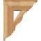 Ekena Millwork Funston Traditional Rough Sawn Bracket w/ Offset Brace, Western Red Cedar, 8"W x 20"D x 24"H BKT0806X20X24FST01RWR - alternate 4